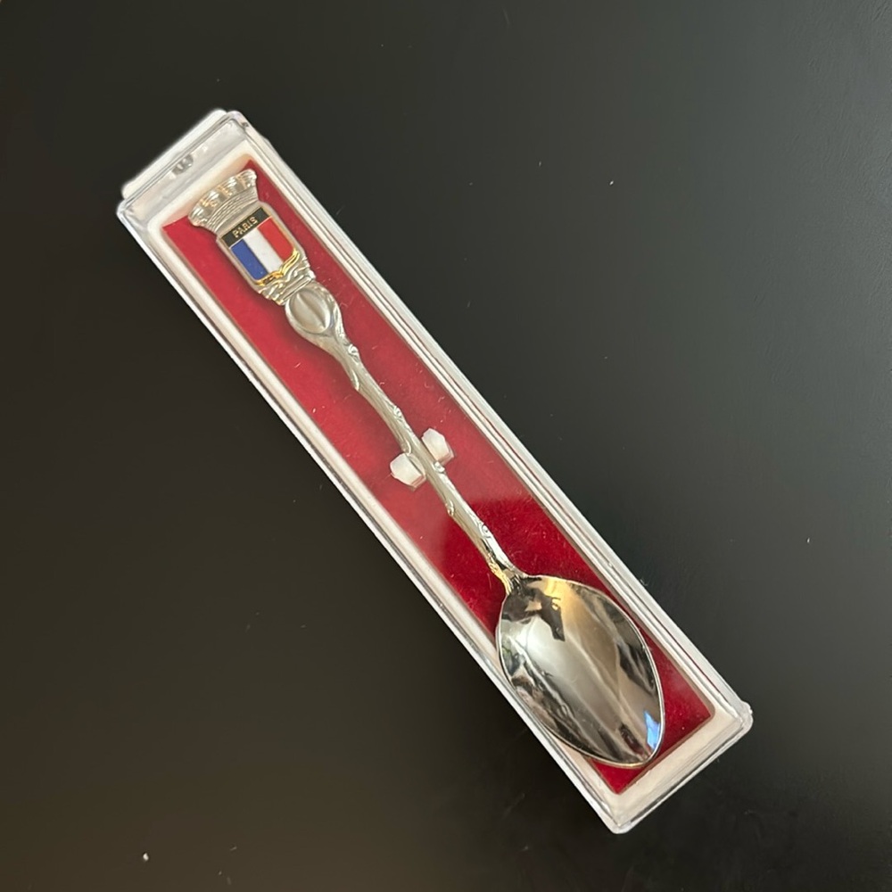 French Flag 🇫🇷 Paris Souvenir Spoon